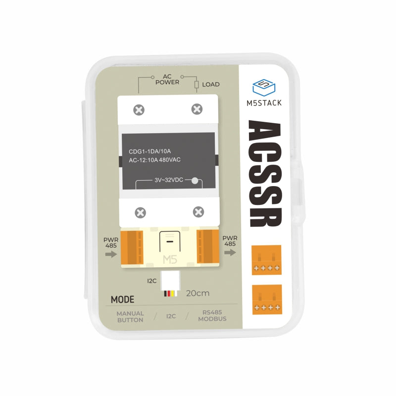 M5Stack AC SSR Unit accessories and terminal blocks