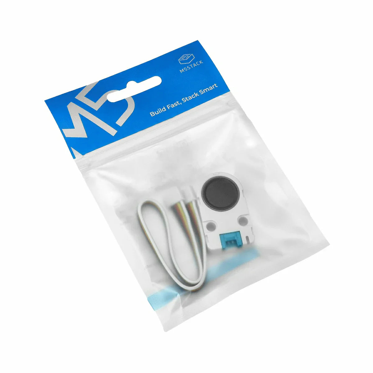 M5Stack Fingerprint2 package contents with Grove cable