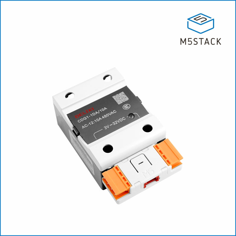M5Stack AC SSR Modbus Unit with 10A single-phase relay