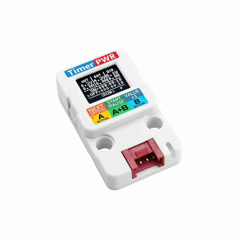 M5Stack Timer Power battery connector and interface layout