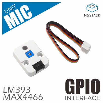M5Stack Unit MIC connector and control detail