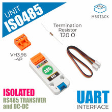 M5Stack Unit RS485-ISO connector and control detail