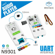 M5Stack AudioPlayer microSD playback module front view