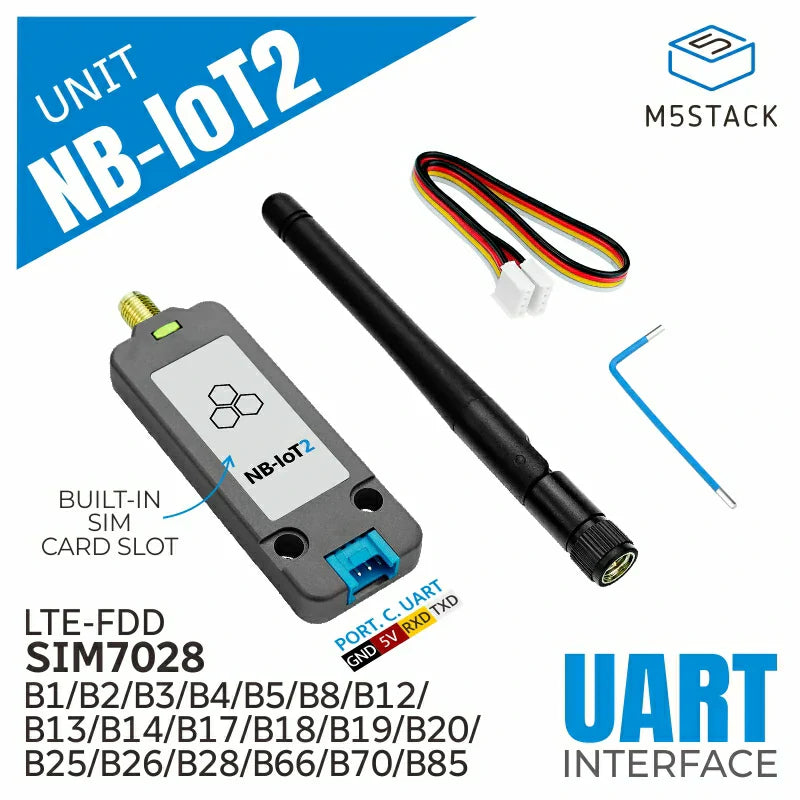 M5Stack NB-IoT2 global Cat-NB communication module view