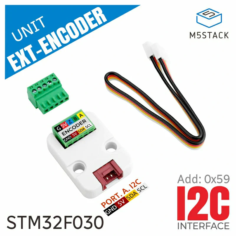 M5Stack external encoder Unit AB and ABZ signal input