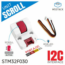 M5Stack Scroll Hollow-Shaft Encoder Unit angled product view