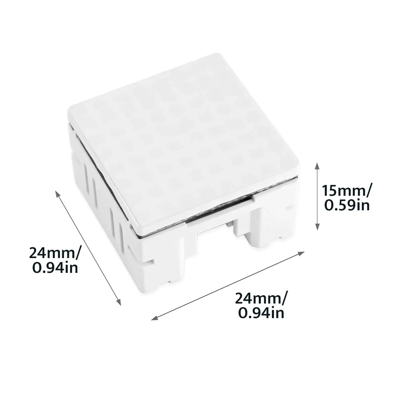 M5Stack WS2812E 8x8 LED grid isolation design