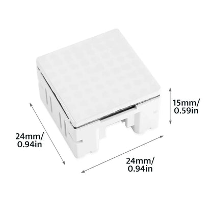 M5Stack WS2812E 8x8 LED grid isolation design
