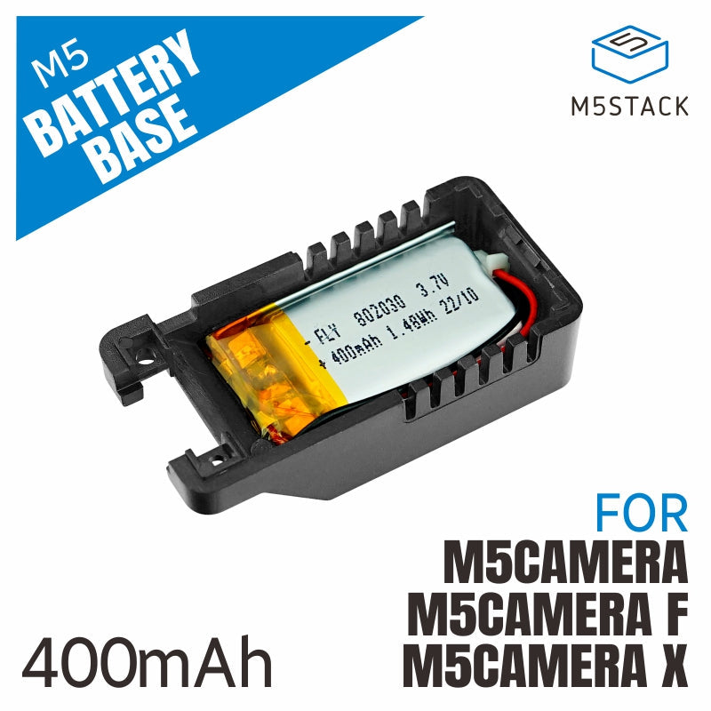 M5Stack M5Camera battery base front view
