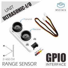 M5Stack Ultrasonic Distance Sensor I/O Unit angled product view