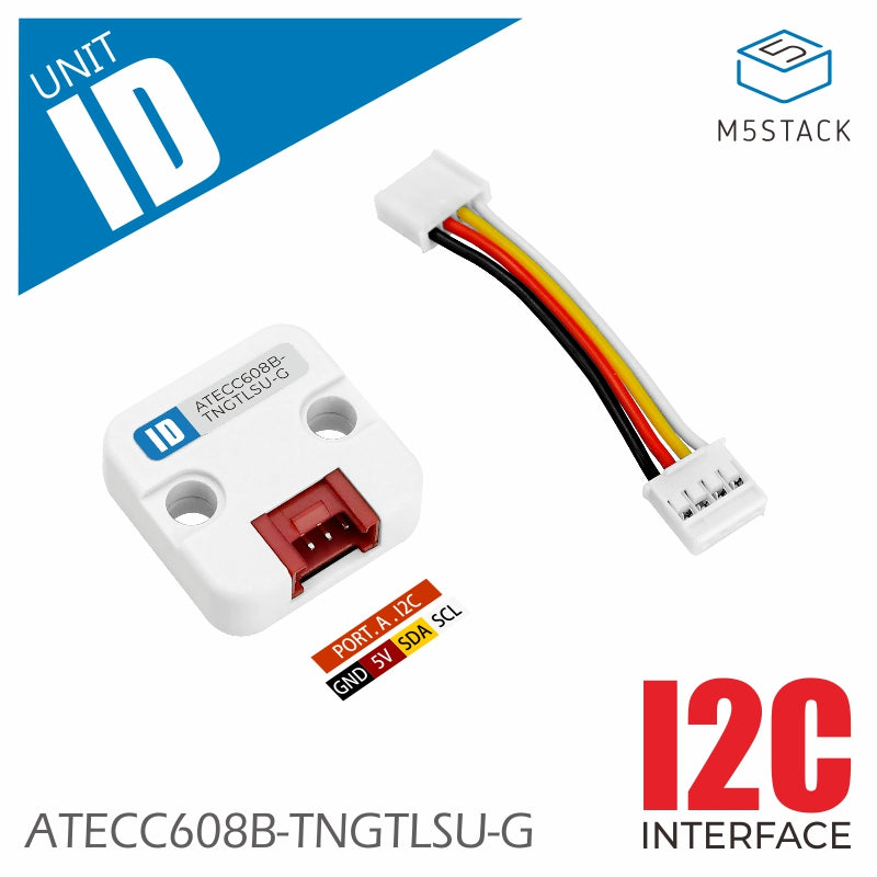 M5Stack Unit ID ATECC608B secure element front view