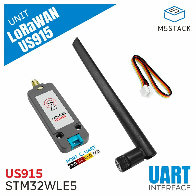 M5Stack LoRaWAN US915 long-range IoT communication module