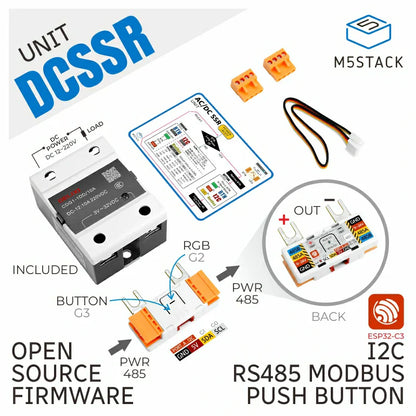 M5Stack DCSSR unit product view for DC load control