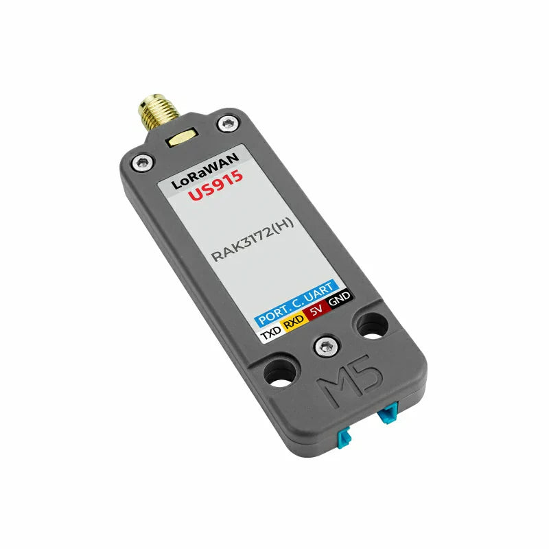 M5Stack LoRaWAN US915 Unit dimensions and enclosure details