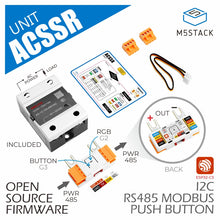 M5Stack ACSSR ESP32-C3 controller and solid-state relay kit