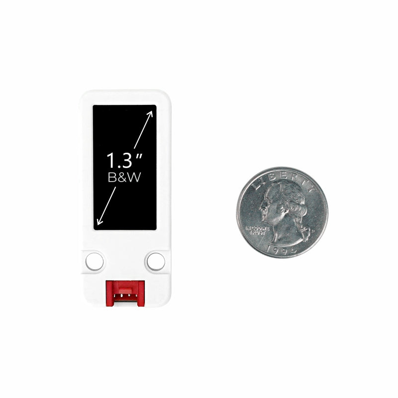 M5Stack Unit OLED rear hardware view