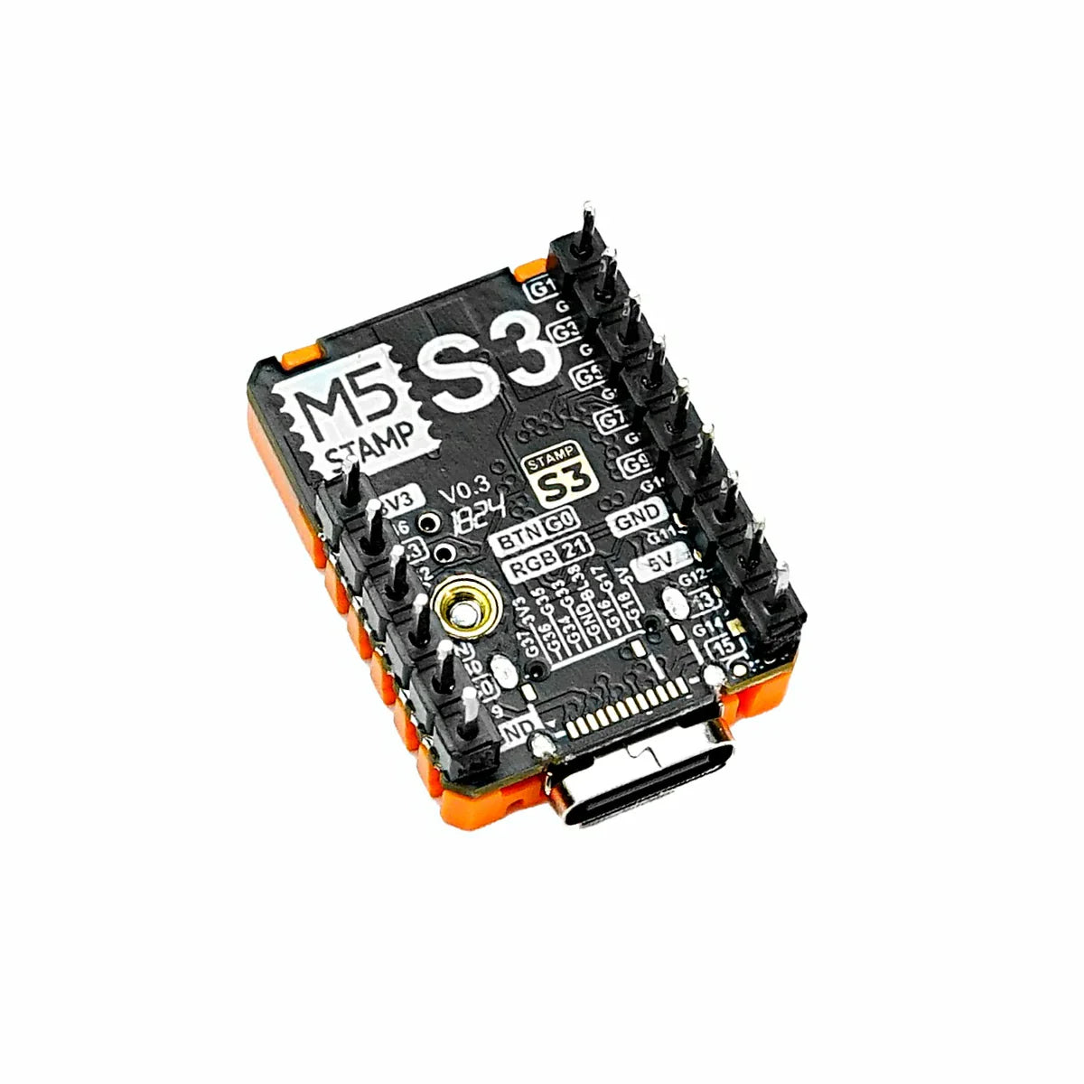 M5StampS3A with 2.54 Header Pin