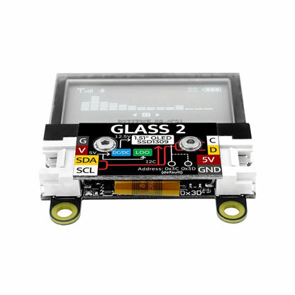 M5Stack transparent OLED configurable I2C address