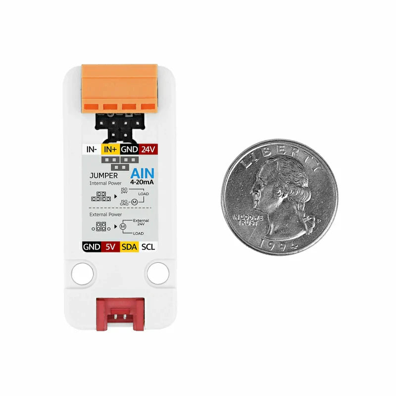 M5Stack 4-20mA two-wire and four-wire sensor connection