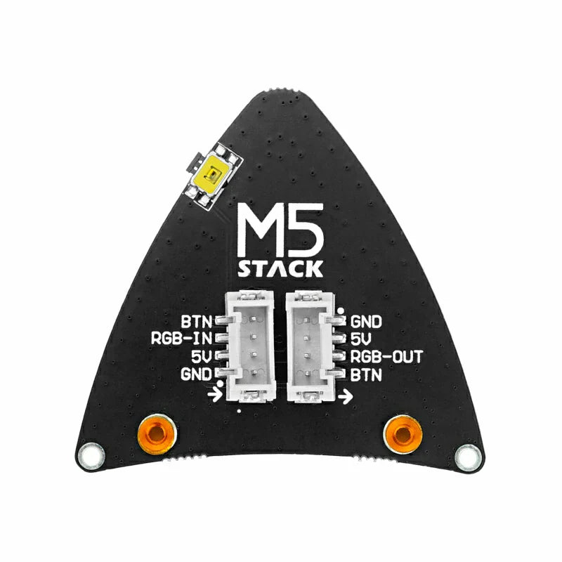 M5Stack Neco Unit cascaded RGB lighting panel arrangement