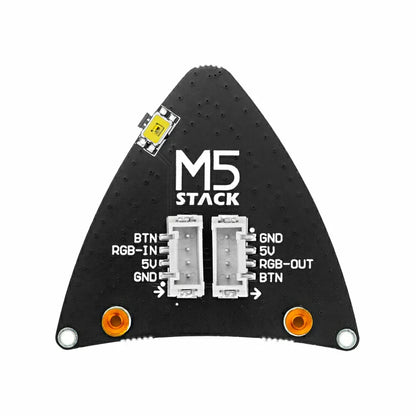 M5Stack Neco Unit cascaded RGB lighting panel arrangement