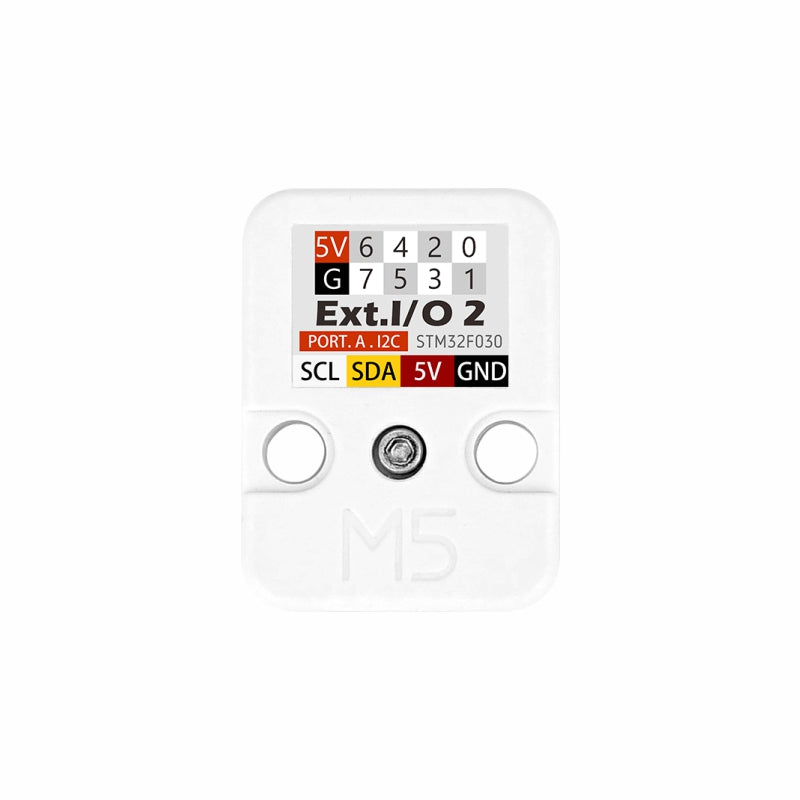 M5Stack EXT.IO2 dimensions and mounting reference
