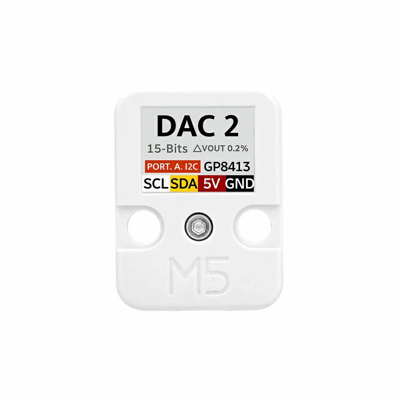 M5Stack GP8413 two-channel 0-5V 0-10V DAC hardware