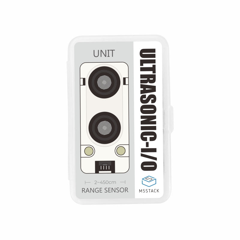 M5Stack Ultrasonic Distance Sensor I/O Unit connection example