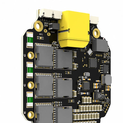 DM100-1E brushless DC motor driver three-quarter view for robotic joint and motion-control integration