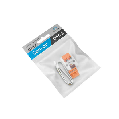 M5Stack GP8413 DAC Unit package contents with Grove cable