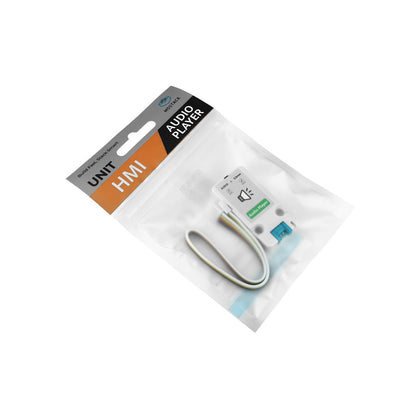 M5Stack AudioPlayer package contents with Grove cable